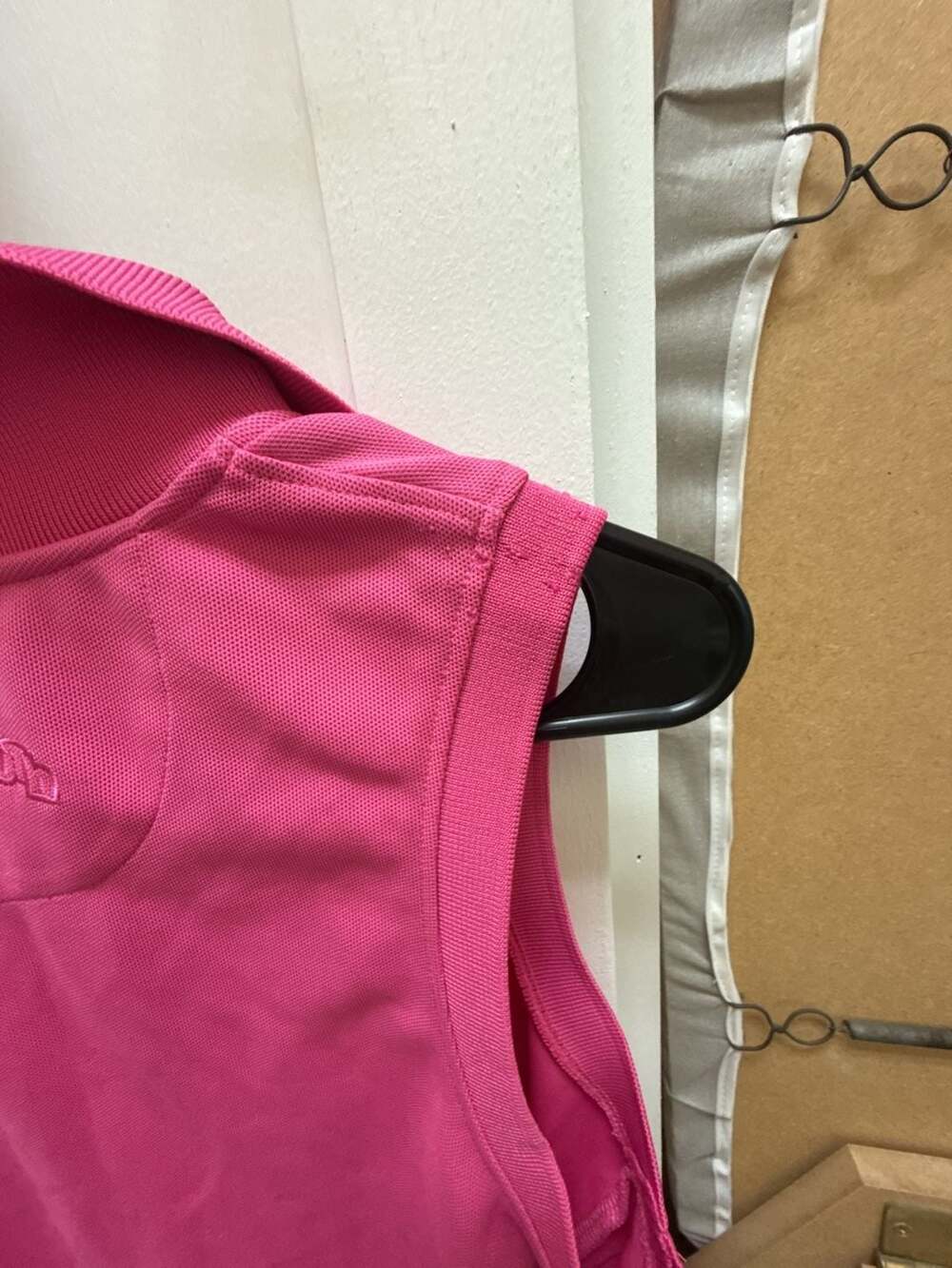 Loudmouth Women's Sleeveless Polo Shirt Pink Size M - Picture 5 of 5